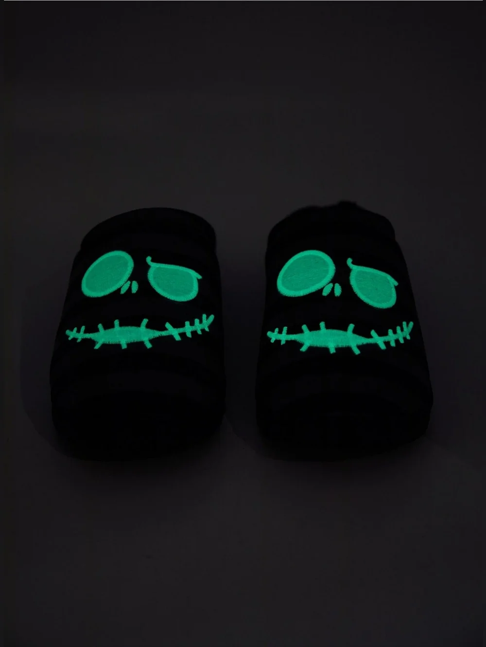 🆕️Glow-in-the Dark Disney Nightmare Before Christmas Slippers Mens 9/10 Medium - Picture 7 of 9